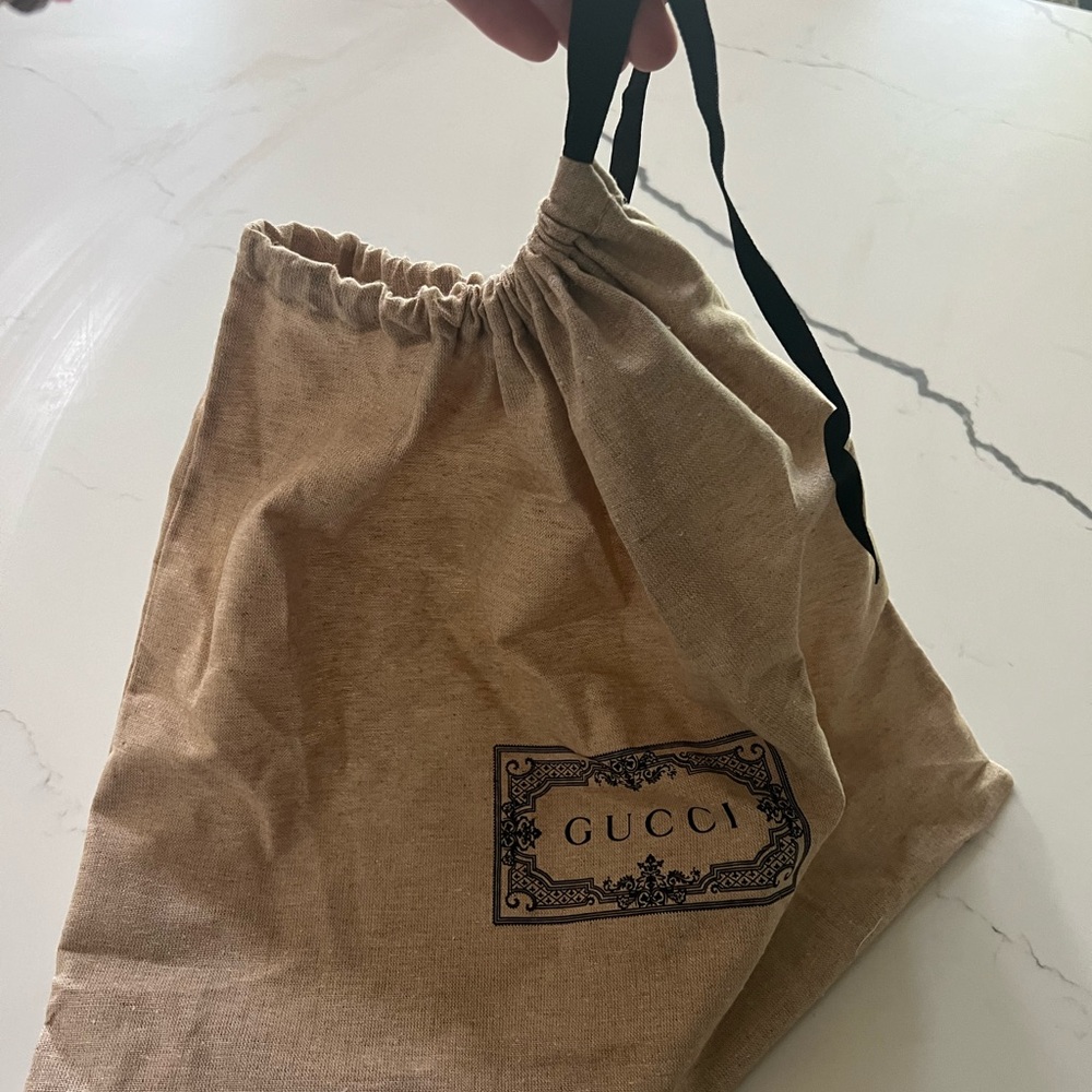 Gucci drawstring bag